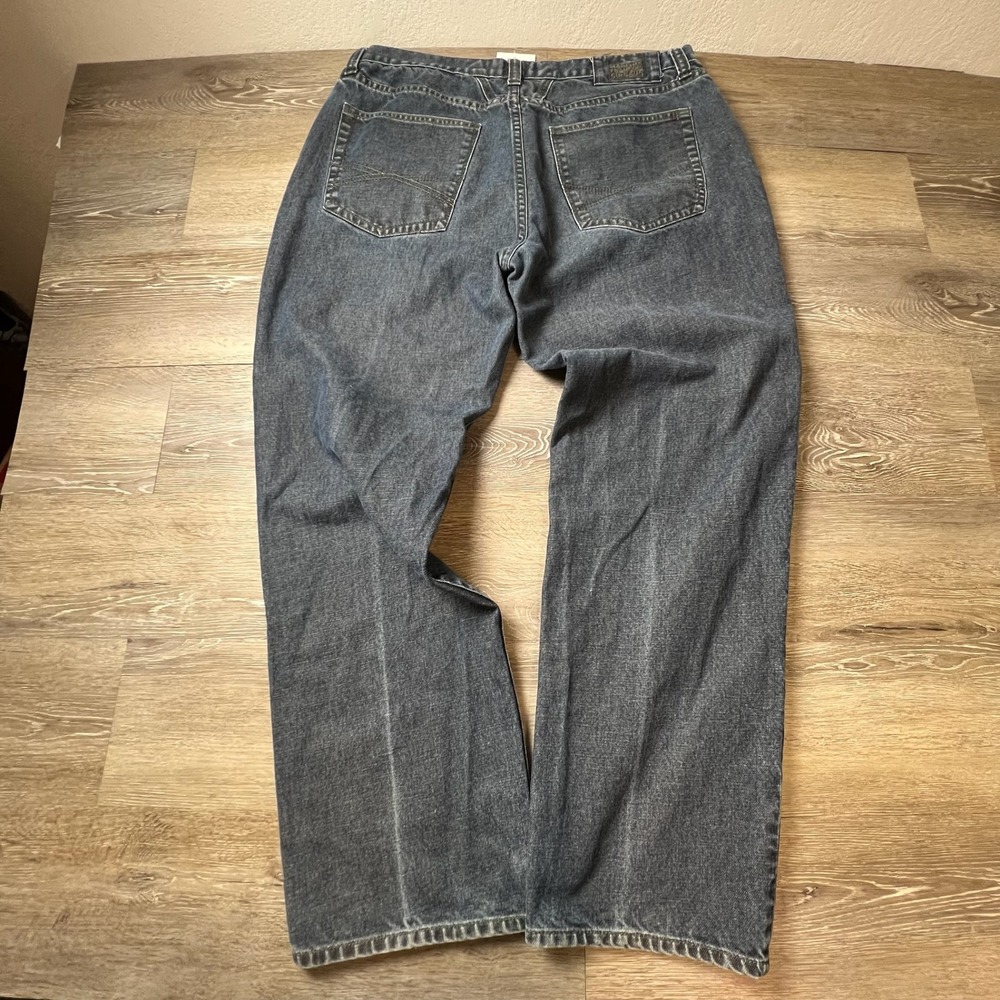 Marithe Francois Girbaud Jeans Mens 36 Blue X Button Regular Fit Dark Wash Denim